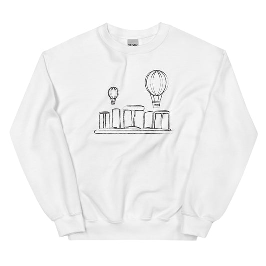 STONE HENGE - UNISEX SWEATSHIRT white