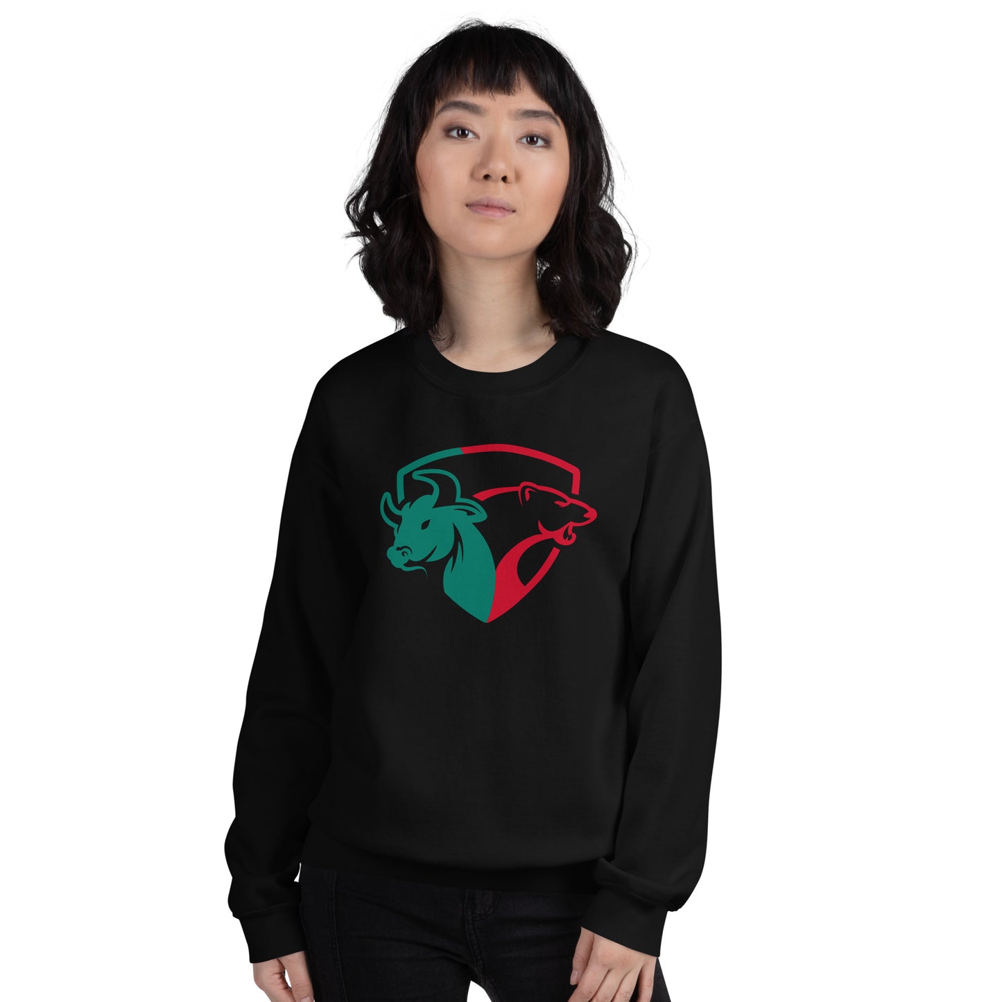 Trader bear vs bull- Unisex Sweatshirt