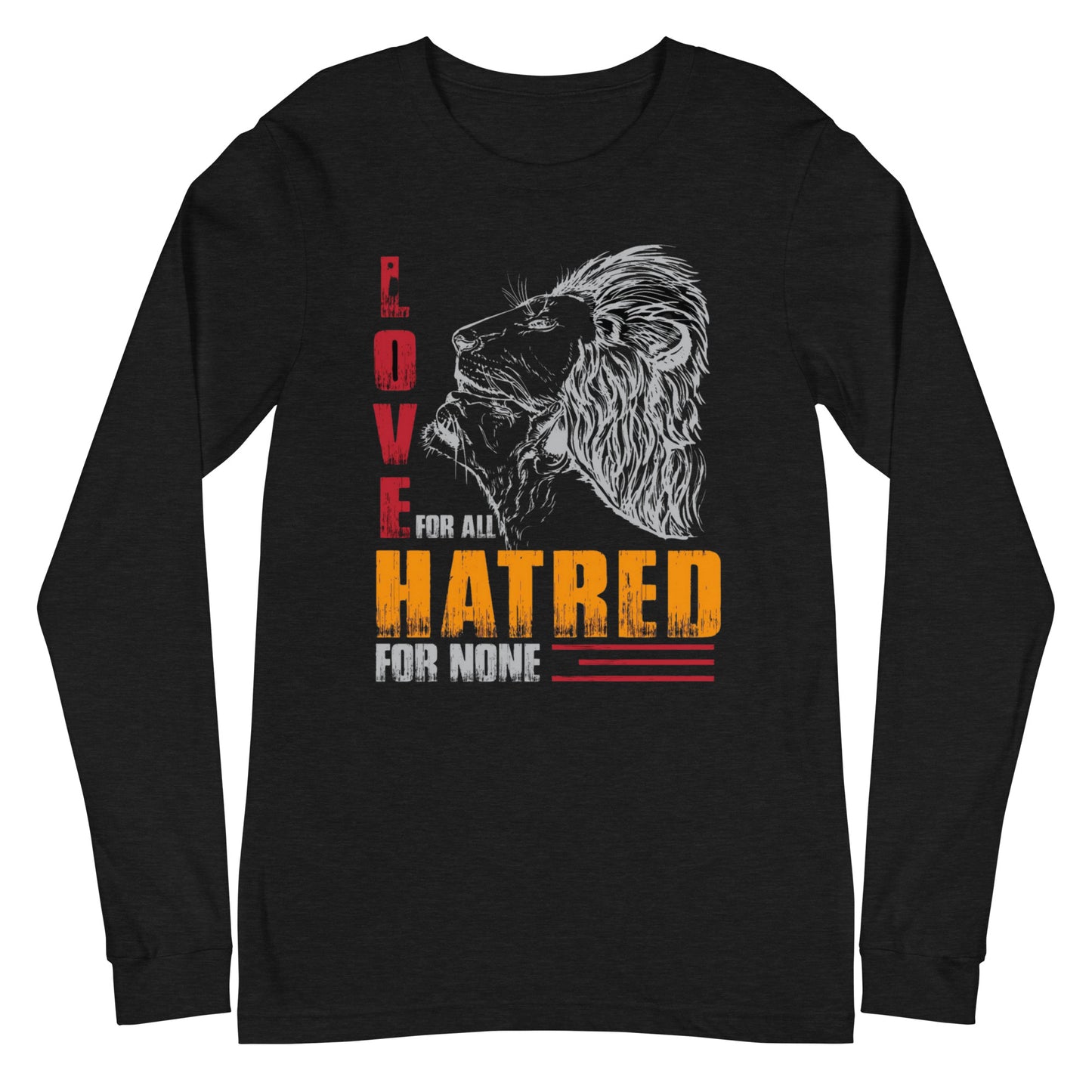 Lion Motivational Unisex Long Sleeve Tee