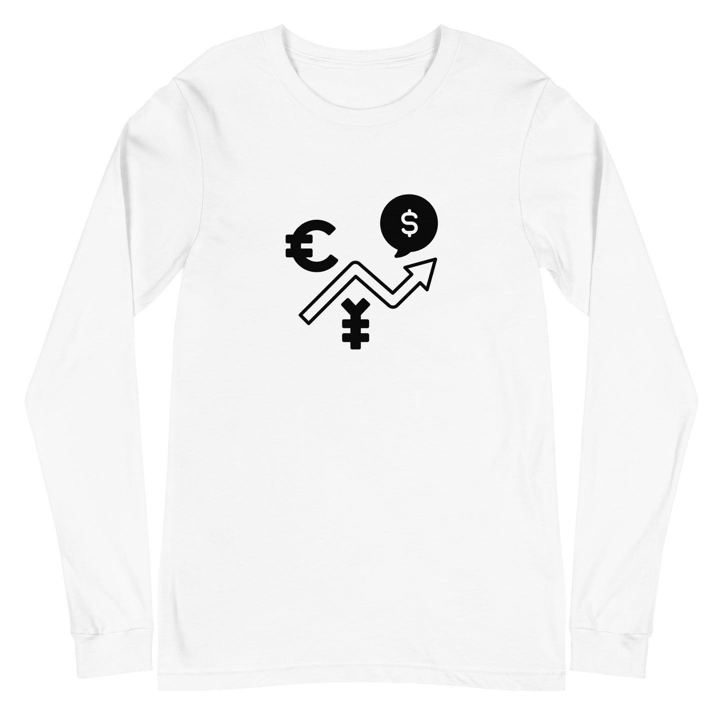 TRADERS - UNISEX LONG SLEEVE TEE white