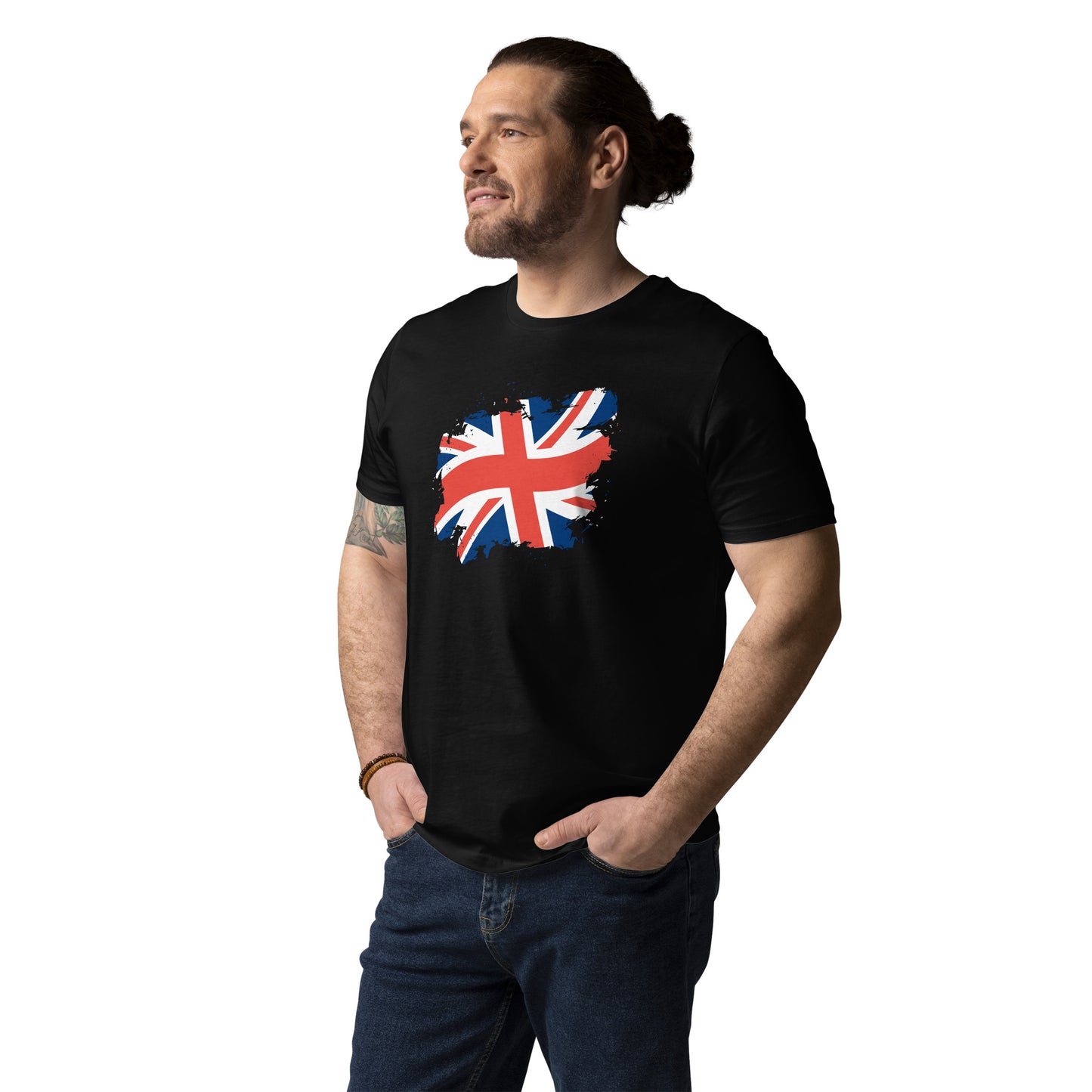 GB flag - Unisex organic cotton t-shirt