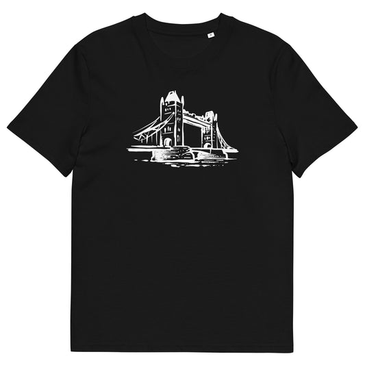 London bridge cartoon - Unisex organic cotton t-shirt