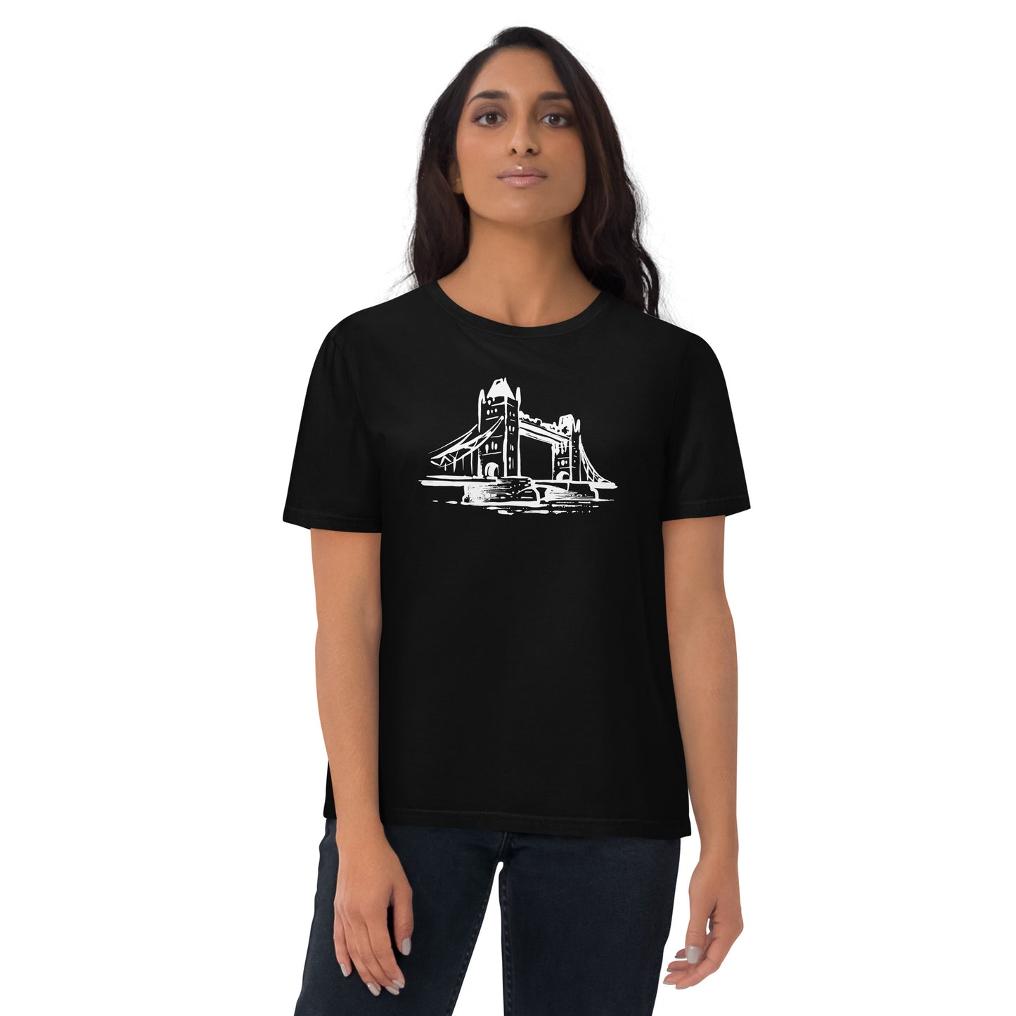 London bridge cartoon - Unisex organic cotton t-shirt