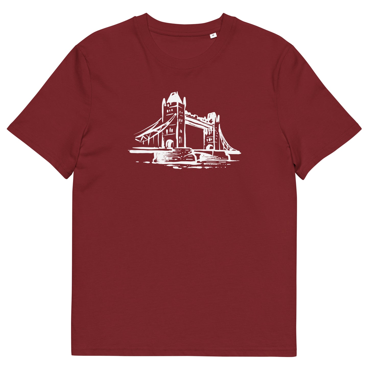 London bridge cartoon - Unisex organic cotton t-shirt