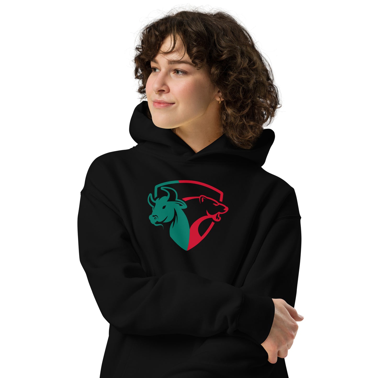 Traders bull vs bear - Unisex oversized hoodie