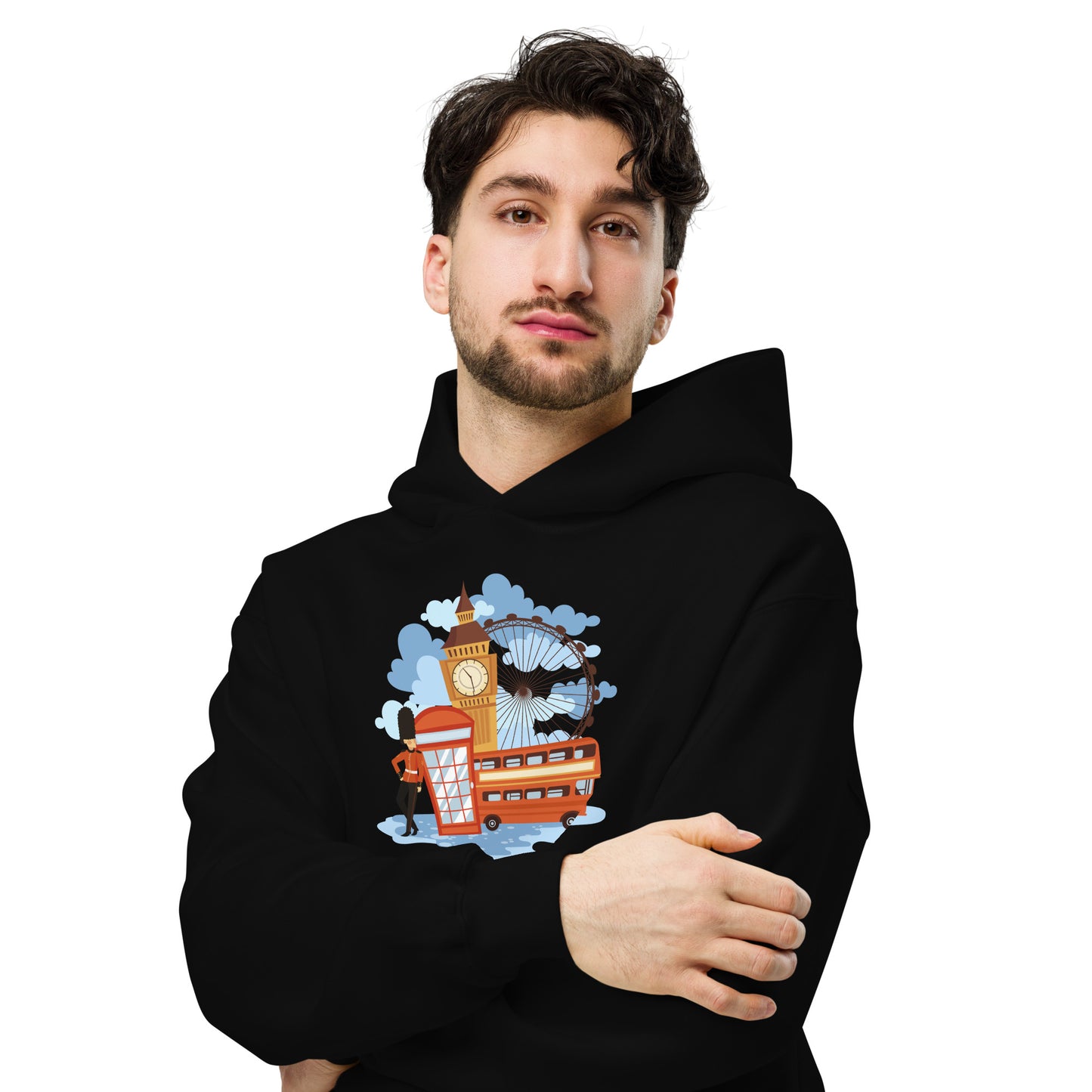 Travel to london - Unisex oversized hoodie