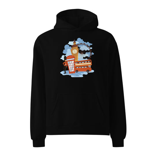 Travel to london - Unisex oversized hoodie