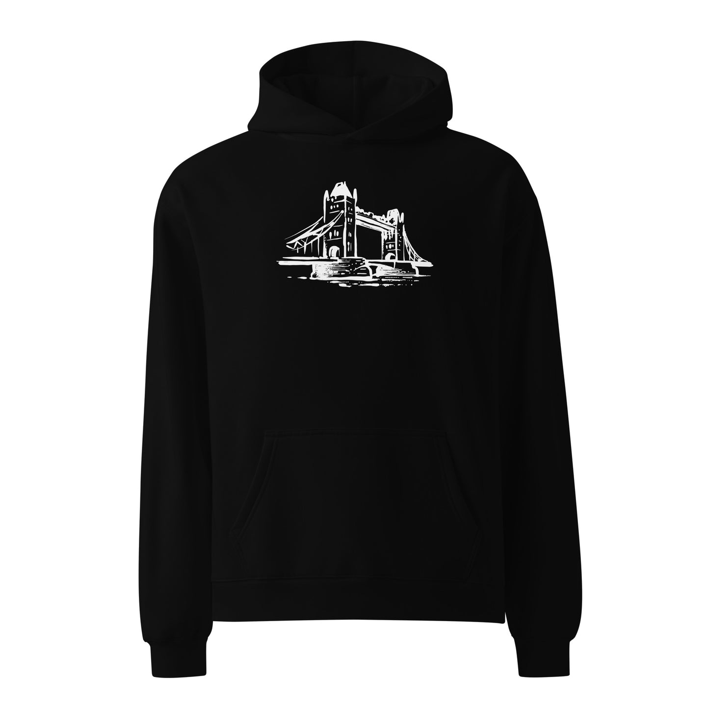 London bridge cartoon - Unisex oversized hoodie