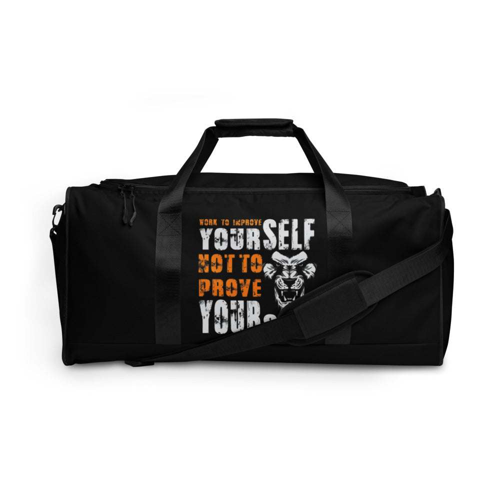 Lion Motivational -Duffle bag