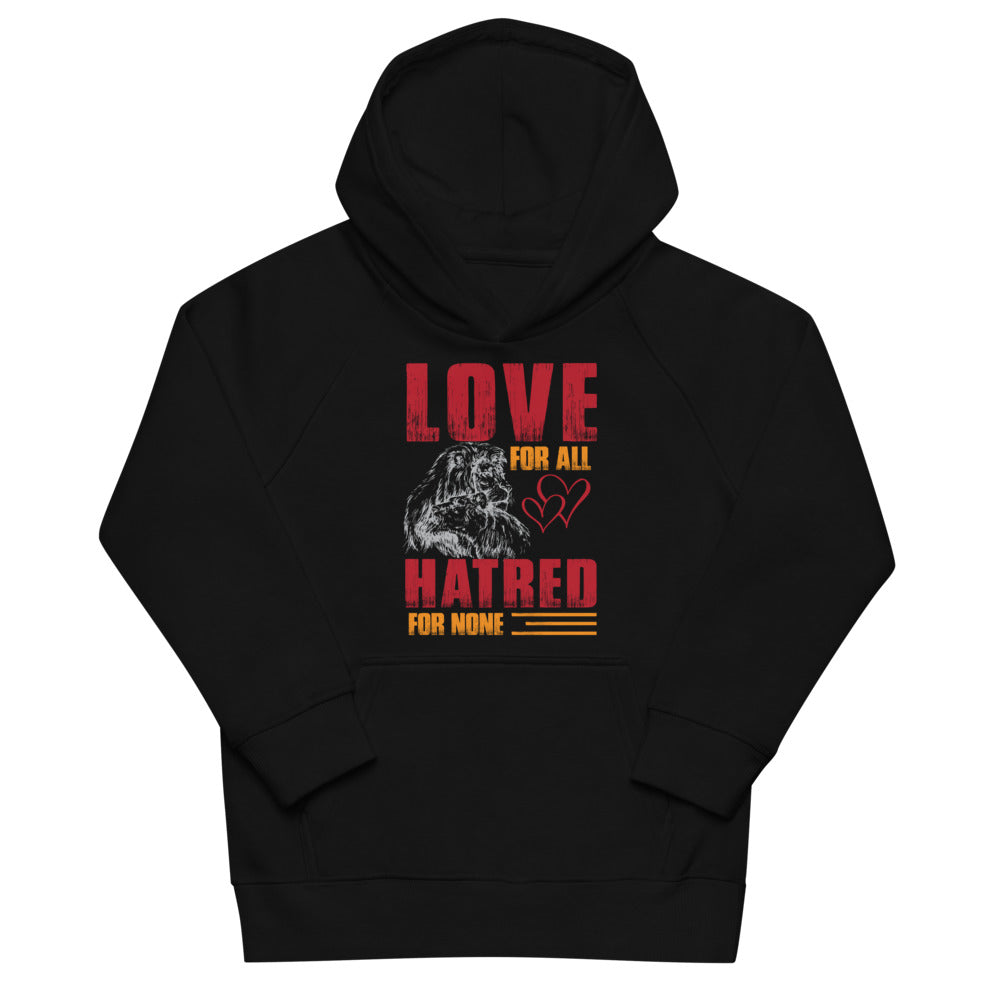 Lion Motivational - Kids eco hoodie