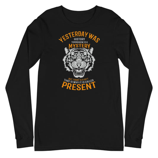 Tiger motivational -Unisex Long Sleeve Tee