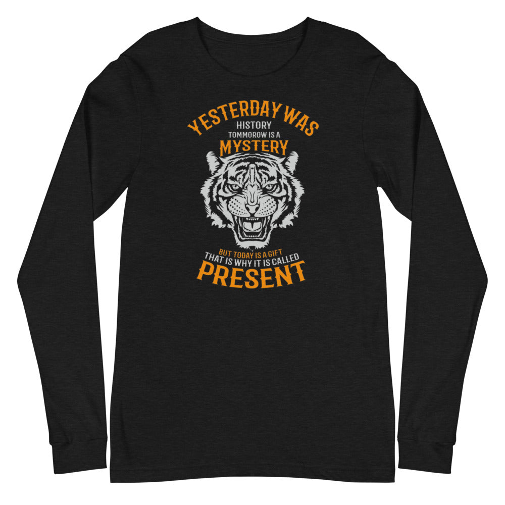 Tiger motivational -Unisex Long Sleeve Tee